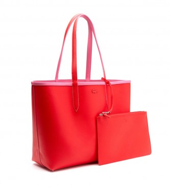 Lacoste Anna Reversible Handbag pink, red