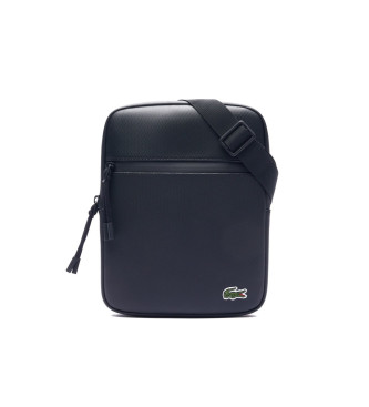 Lacoste LCST medium shoulder bag black