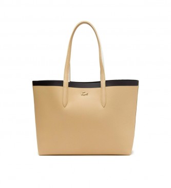 Lacoste Anna Reversible shopper bag beige, white