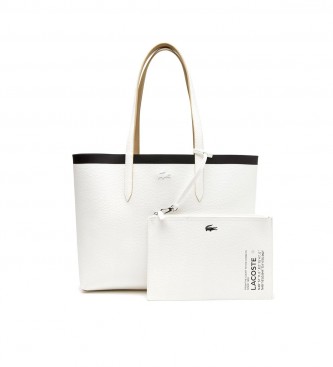 Lacoste Anna Reversible shopper bag beige, white