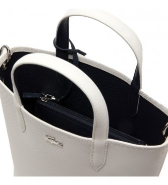 Lacoste Anna reversible tote bag navy, white
