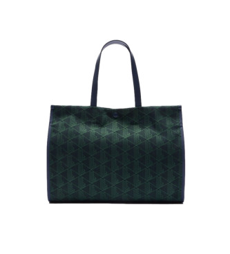 Lacoste Heritage tote bag navy, green