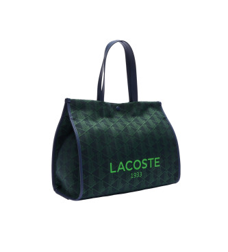 Lacoste Heritage tote bag navy, green
