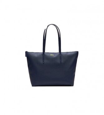Lacoste Tote Bag L.12.12 Concept with Zipper navy -35x30x14cm