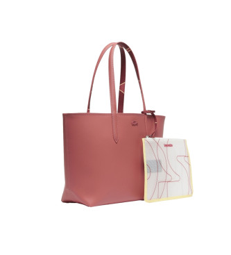 Lacoste Anna Seasonal vendbar taske med lynls pink