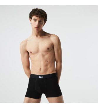 Lacoste Pack 3 Boxers court homme black, gray, white