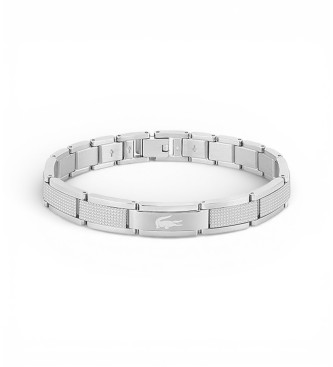Lacoste Brazalete Stencil plateado