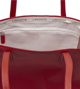 Lacoste Tote bag L.12.12 Concept red -35x30x14cm