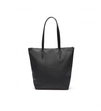 Lacoste Bolso Shopping Bag Vertical L.12.12 Concept  negro -26x35x16cm-