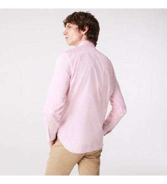 Lacoste Overhemd Regular Fit roze