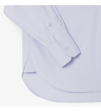 Lacoste Oversize ljusbl skjorta