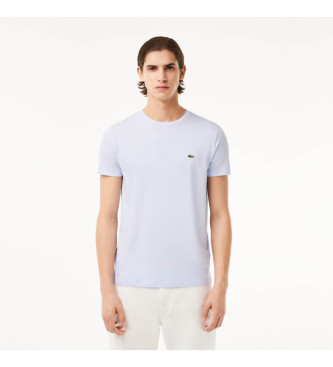 Lacoste T-shirt i pimabomuld lysebl