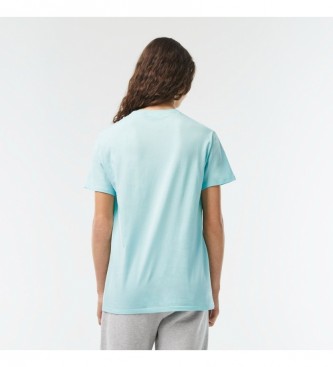 Lacoste T-shirt en coton pima bleu