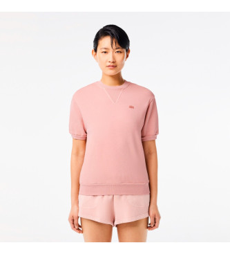 Lacoste Cols pink T-shirt