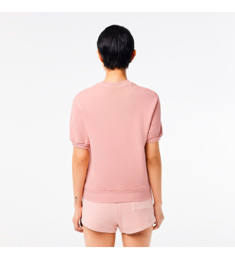 Lacoste Cols pink T-shirt
