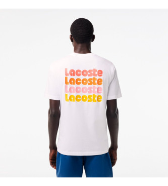 Lacoste Cols Roules T-shirt biały