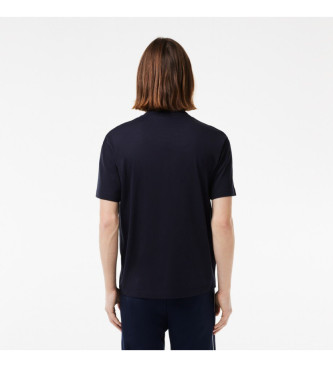 Lacoste T-shirt met marine contrastprint