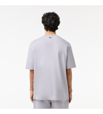 Lacoste T-Shirt mit grauem Aufdruck 