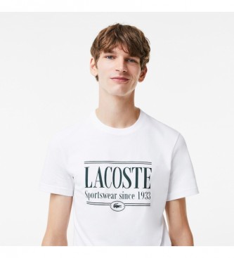 Lacoste White Commemorative T-Shirt