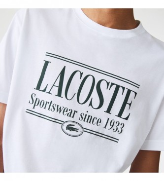 Lacoste Herdenkings-T-shirt Wit
