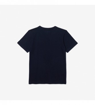 Lacoste T-shirt girocollo blu scuro