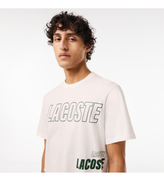Lacoste T-shirt Home avec marquage nude contrast