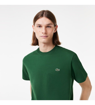Lacoste Grn T-shirt med klassisk skrning 