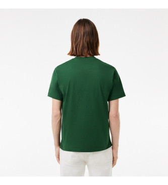 Lacoste T-shirt verde dal taglio classico