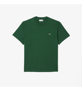 Lacoste T-shirt verde dal taglio classico