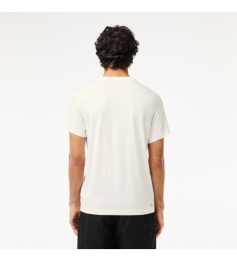 Lacoste T-shirt desportiva branca ultra-seca