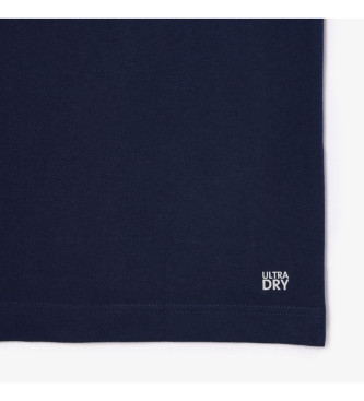 Lacoste T-shirt sportiva blu scuro ultra-dry