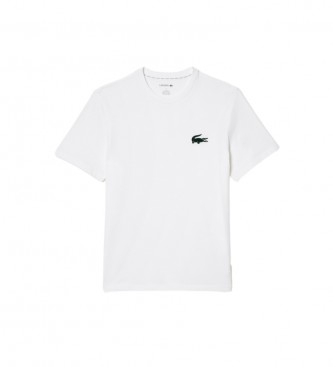 Lacoste Camiseta en punto de algodn reciclado blanco