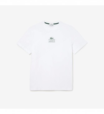 Lacoste Iconic T-shirt med tryck vit