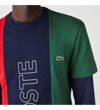 Lacoste T-shirt multicolor inscription