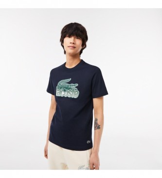 Lacoste T-shirt Logo grand modle marine