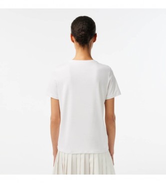 Lacoste T-shirt de corte largo branca