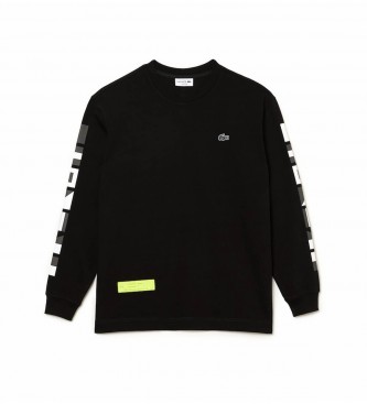 Lacoste Loose Fit T-shirt with black print