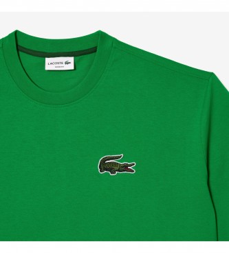Lacoste T-shirt verde de corte largo