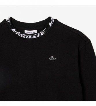 Lacoste T-shirt oversize avec logo noir