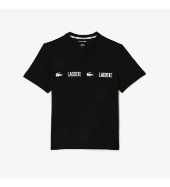 Lacoste T-shirt pijama Marca preto