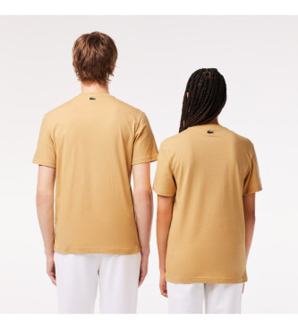 Lacoste Beige strikket T-shirt