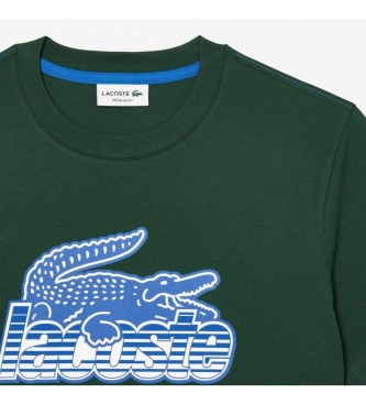 Lacoste Green Printed Knitted T-Shirt