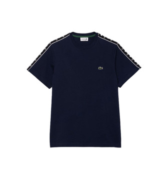 Lacoste Navy knitted T-shirt