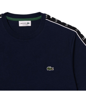 Lacoste Navy knitted T-shirt