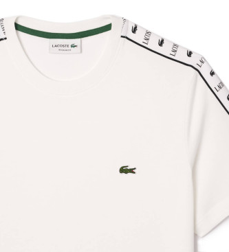 Lacoste Hvid strikket T-shirt