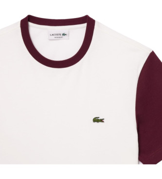 Lacoste T-shirt regular fit ontwerp wit