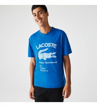 Lacoste T-shirt med afslappet pasform bl