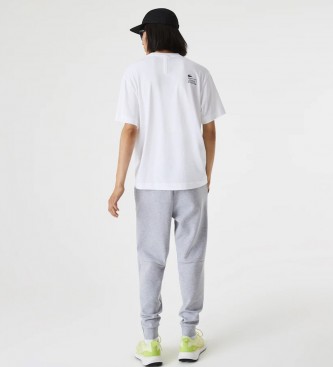Lacoste Relaxed Fit T-shirt met witte opdruk
