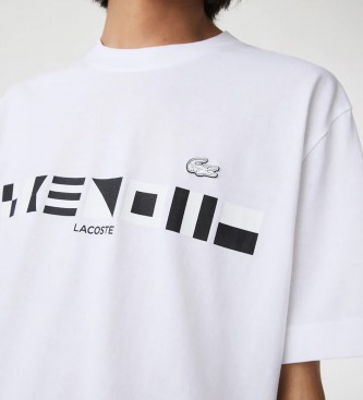 Lacoste Relaxed Fit T-shirt with white print