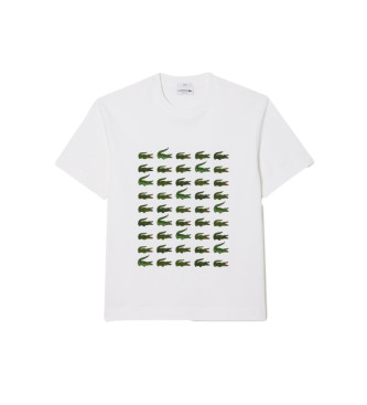 Lacoste Relaxed fit t-shirt with white emblematic print